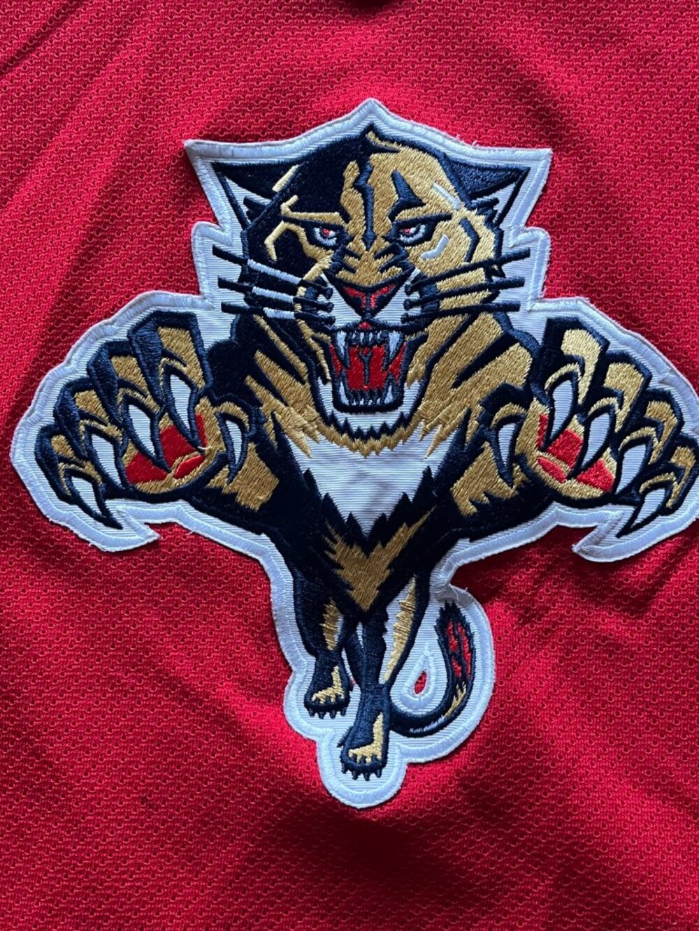 Florida Panthers CCM Jersey Youth Boys Large Red NHL Embroidered Canada - Picture 6 of 11